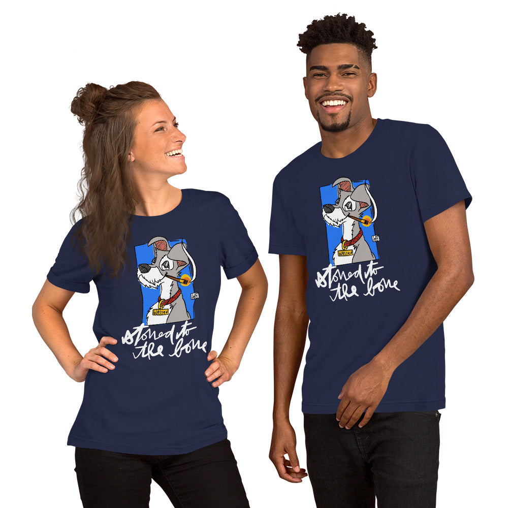 Stoned to the Bone - Lebo Short Sleeve Unisex T-Shirt